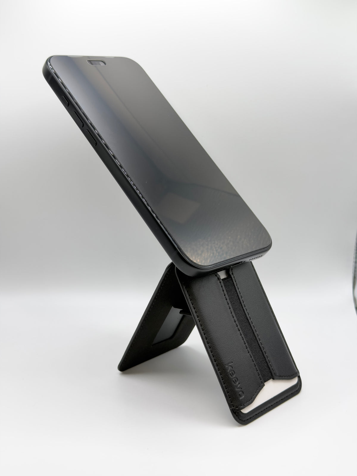 KickStand Phone Wallet - Jet Black