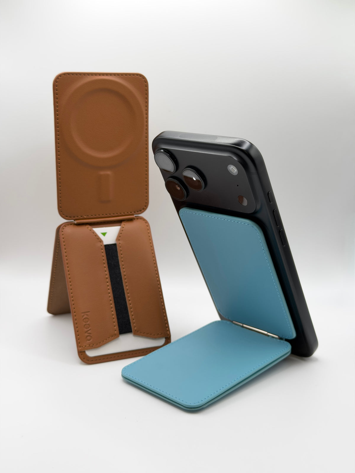 KickStand Phone Wallet - Azure Blue