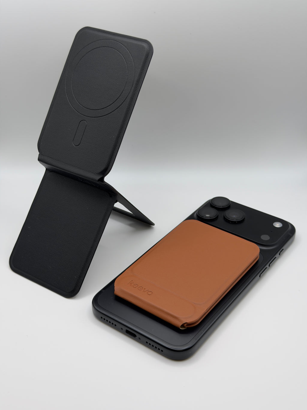 KickStand Phone Tripod - Saddle Brown